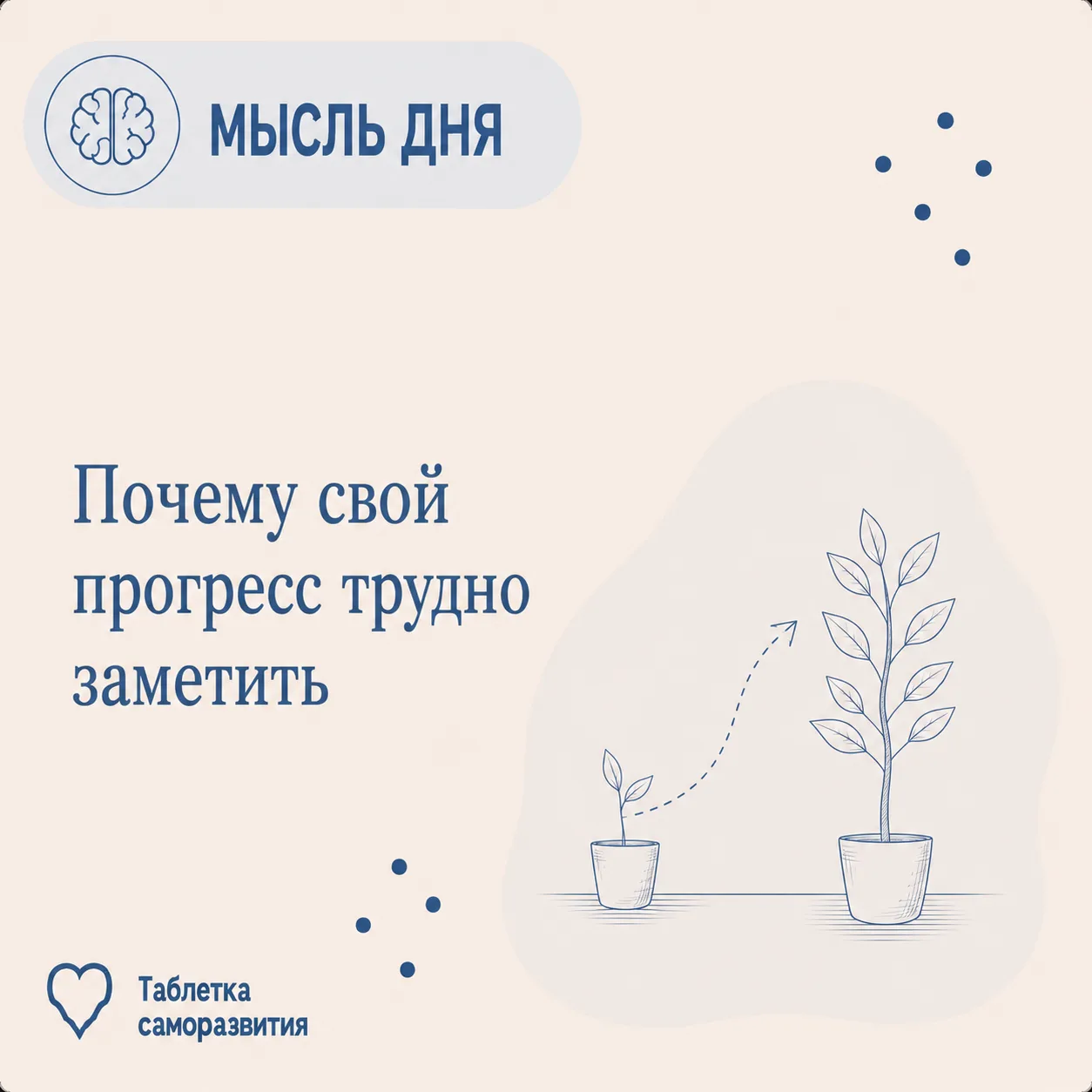 Почему свой прогресс трудно заметить