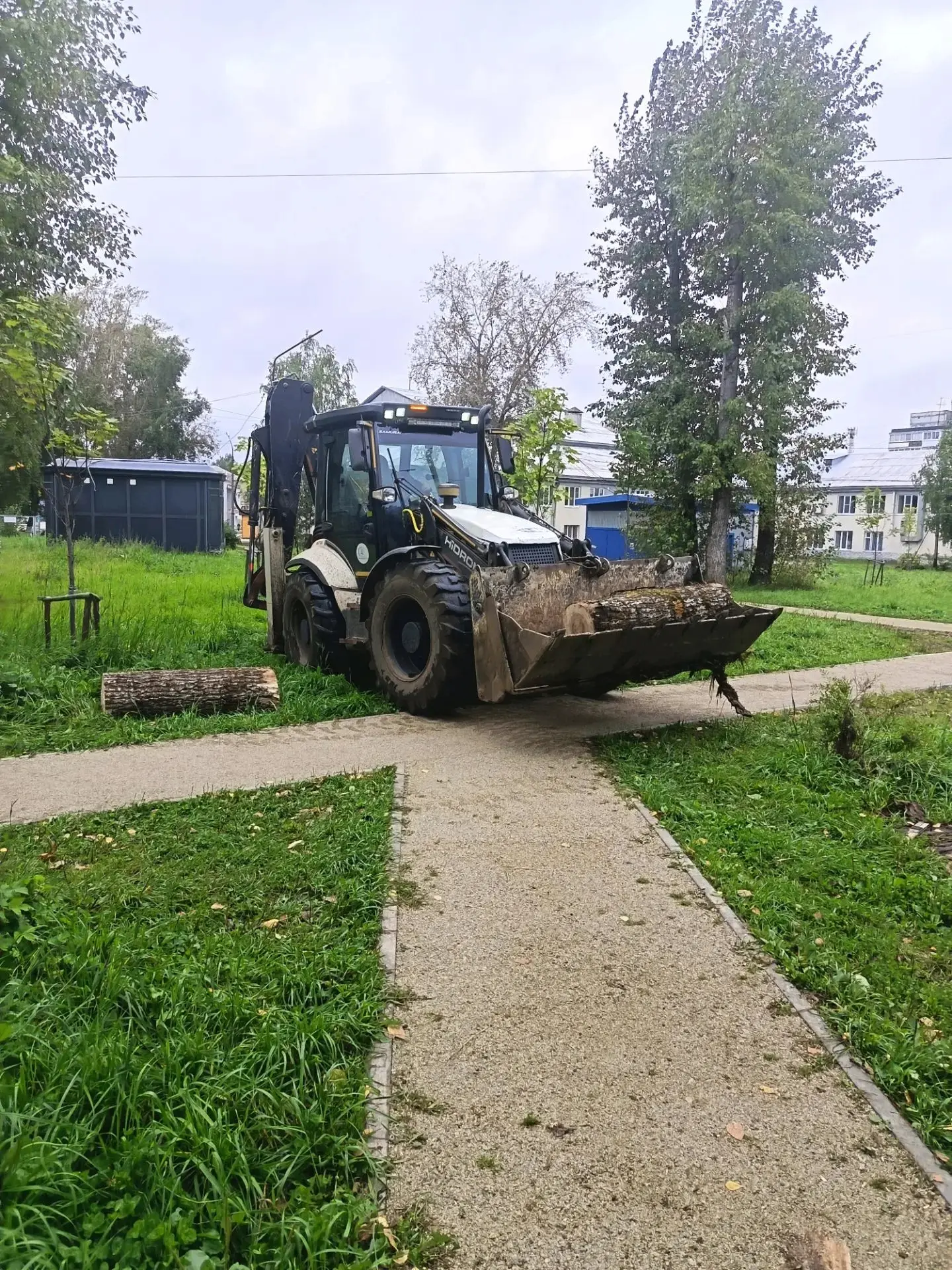 🌿Вывоз порубочных остатков в Эжвинском районе.