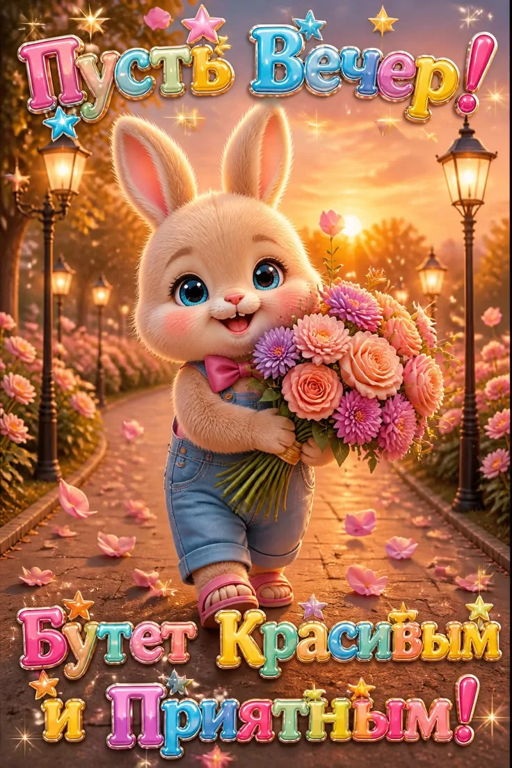 Доброго и уютного вечера!  ✨💐