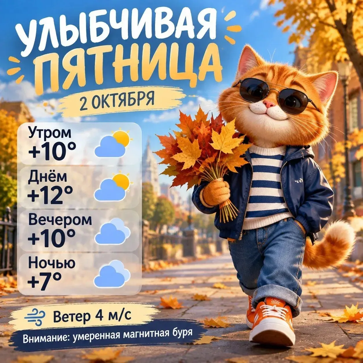 Ну октябрь удивил! Только-только начался, а уже качает права и диктует свои правила. Ощ...