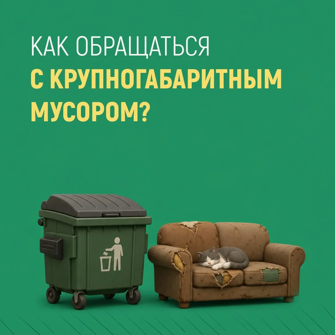 Хотите запланировать стройку или ремонт? 🛋️

Помните, что крупногабаритный мусор принимают на специ