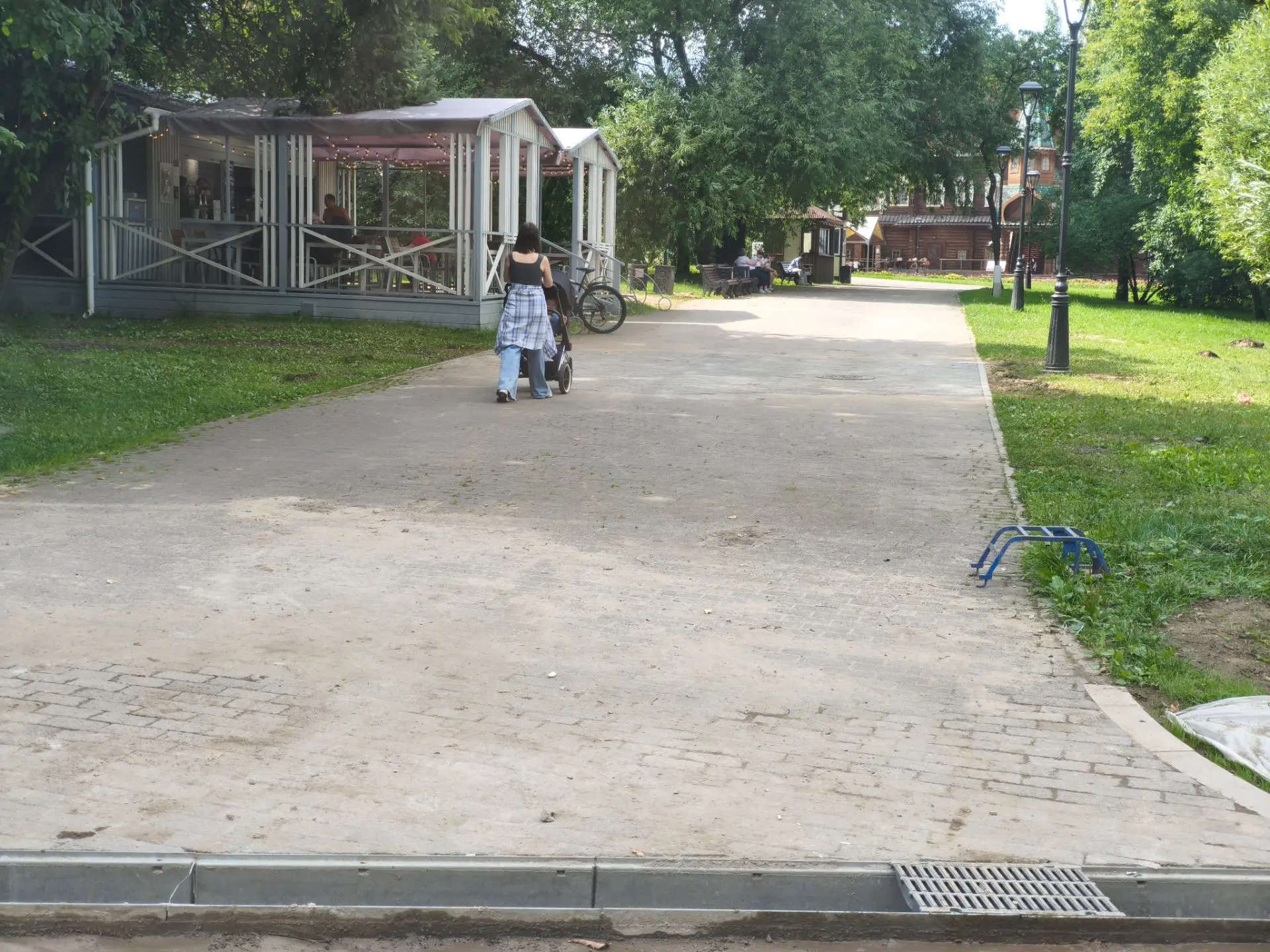 Выход на 1-ю ул. Дьяково городище теперь открыт. И через дворец, и через 7-ю КПП от МИФИ.
Загородки 