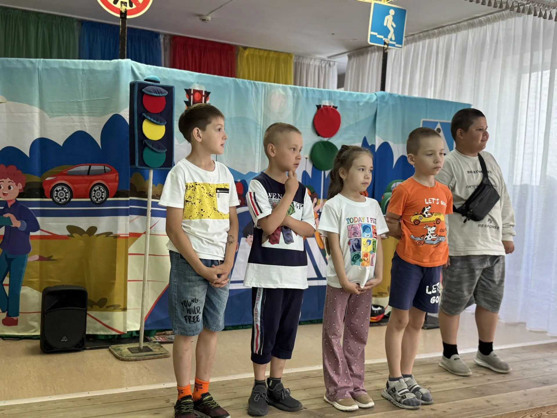 Мероприятие по ПДД в пришкольном лагере👍🚦