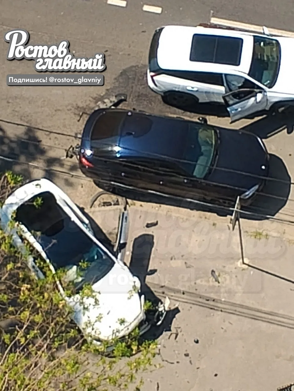 ⚠️ ДТП с тремя участниками на Лермонтовский/ Кировском.