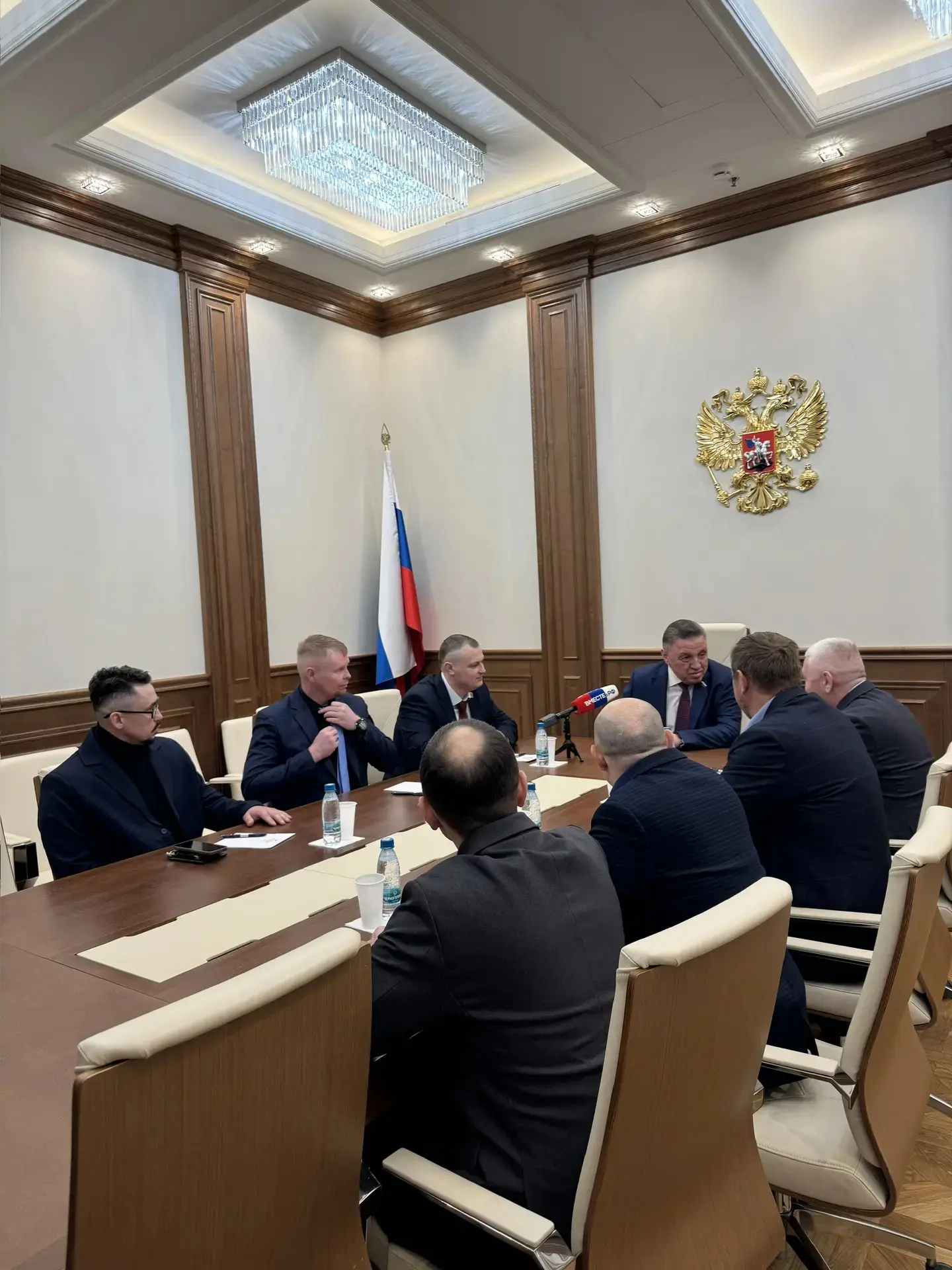 Сегодня в Совет Федерации из Кирова приехали слушатели из «Вятского корпуса Защитников ...