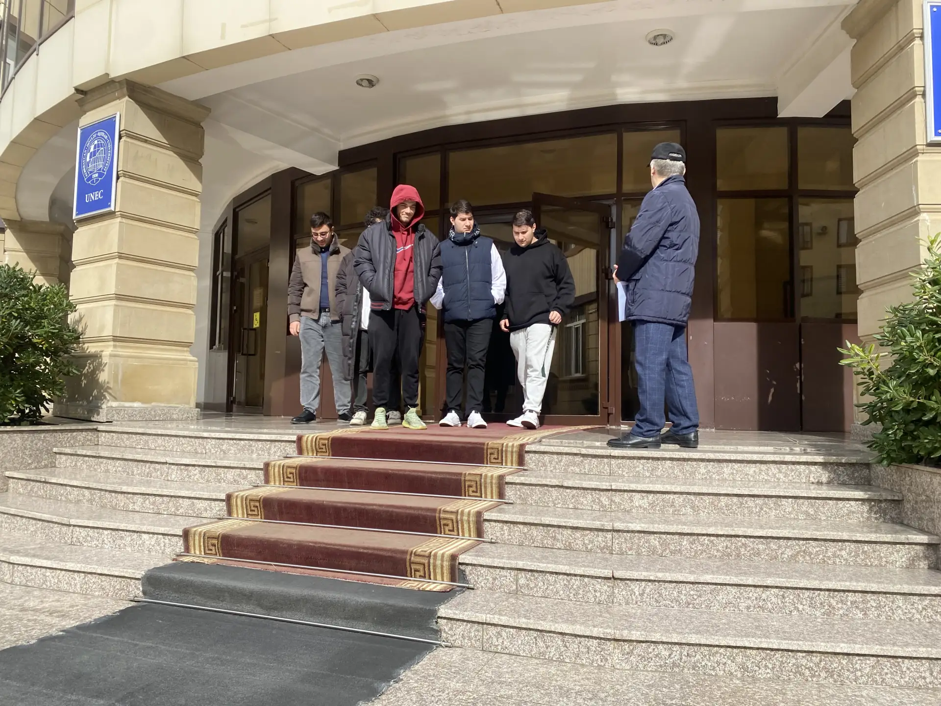 Учебная тренировка в Дербентском филиале Азербайджанского Государственного Экономическо...