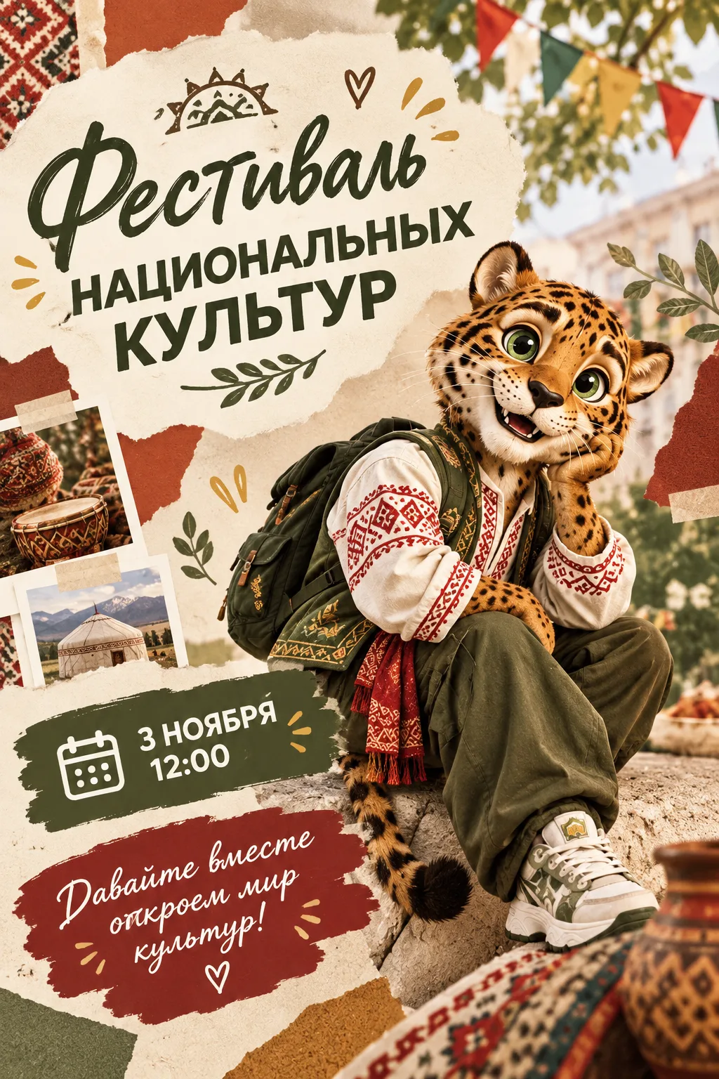 🌍 Фестиваль национальных культур — приглашаем к участию!