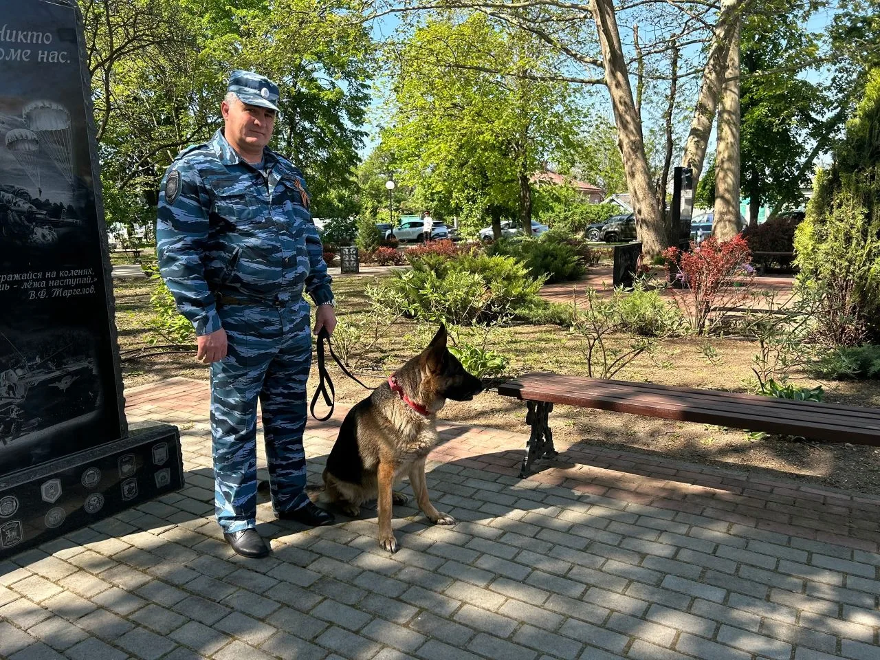 Полицейские обеспечили охрану общественного порядка во время празднования Дня Победы в Кореновском р