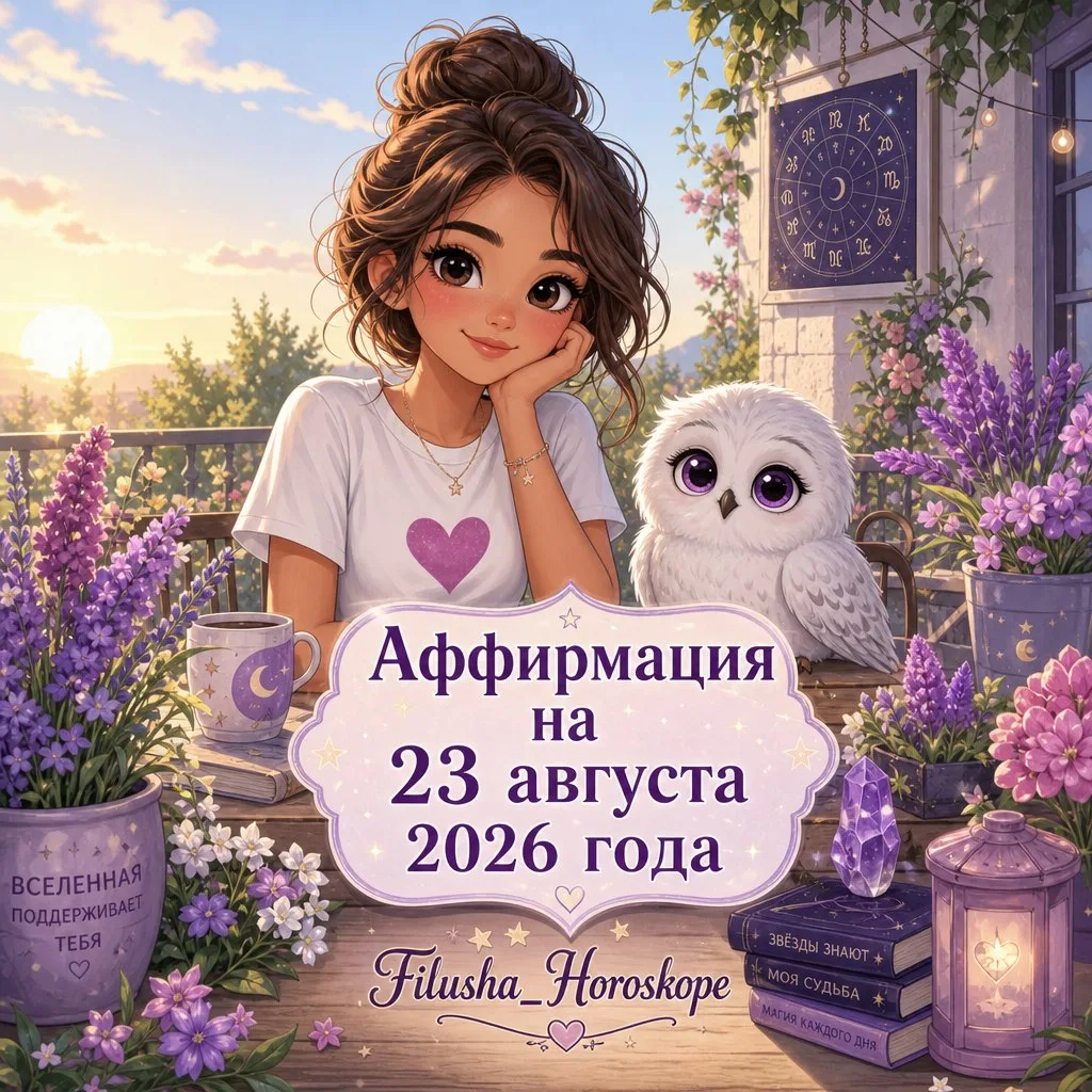 ✨Аффирмация дня - 23.08.2026✨