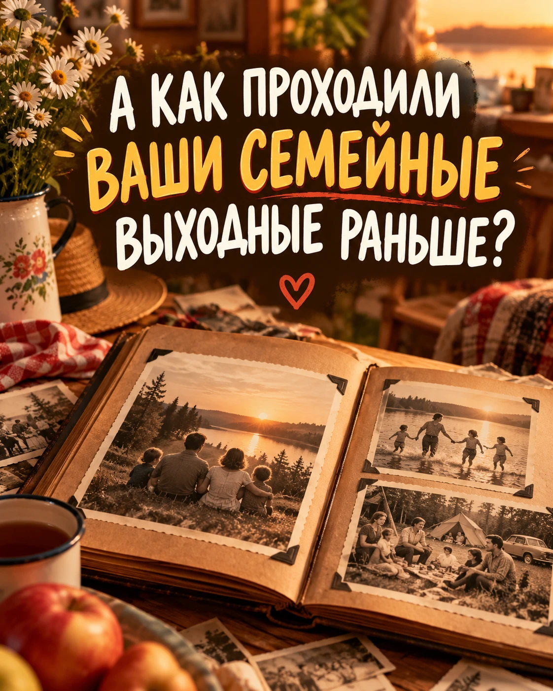 ❤️ А КАК ПРОХОДИЛИ ВАШИ СЕМЕЙНЫЕ ВЫХОДНЫЕ РАНЬШЕ?