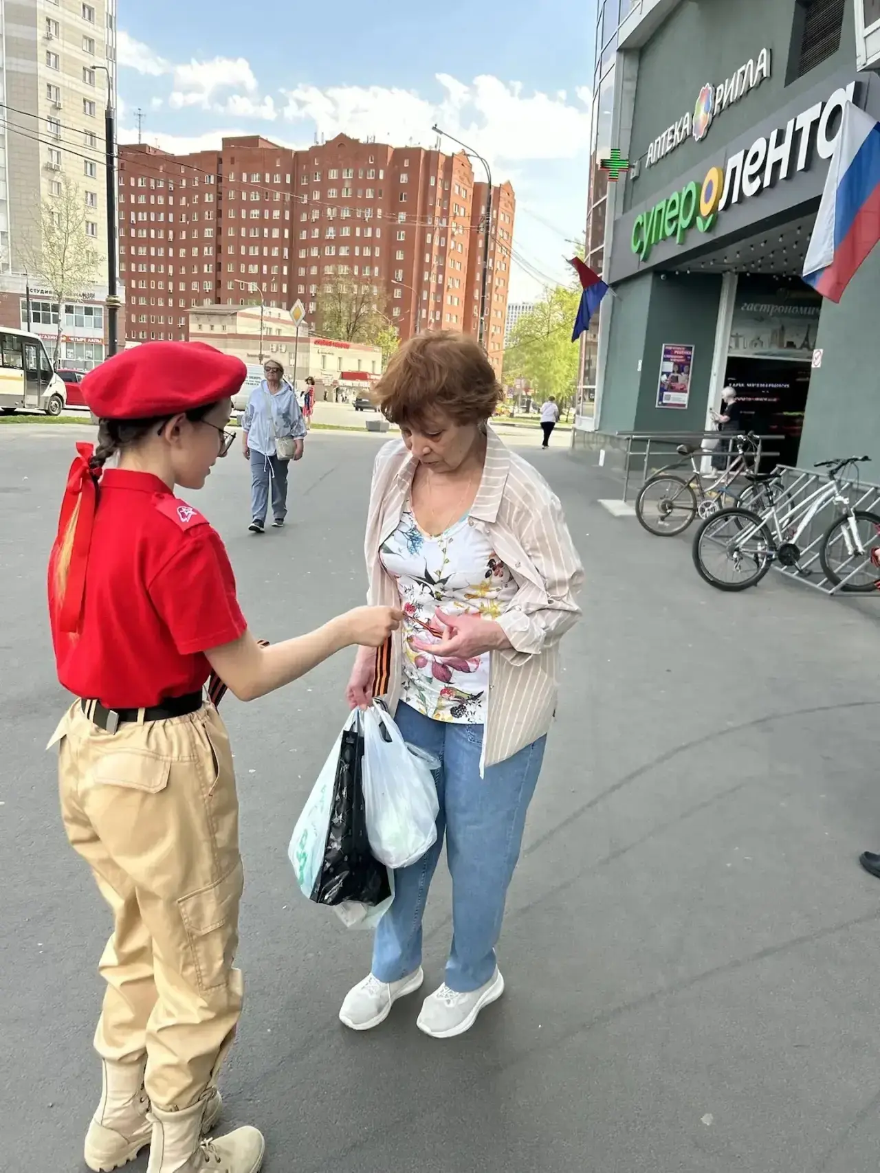 Наши ребята приняли участие в праздничных Всероссийских акциях в честь 81-ой годовщины ВЕЛИКОЙ ПОБЕД