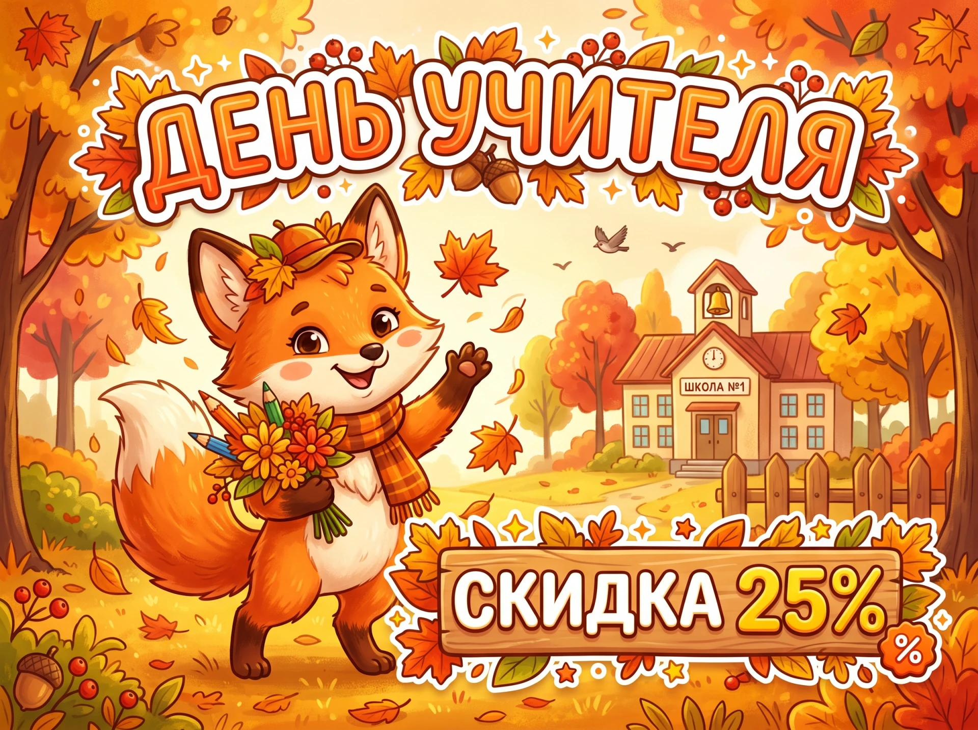 Приближается день учителя!