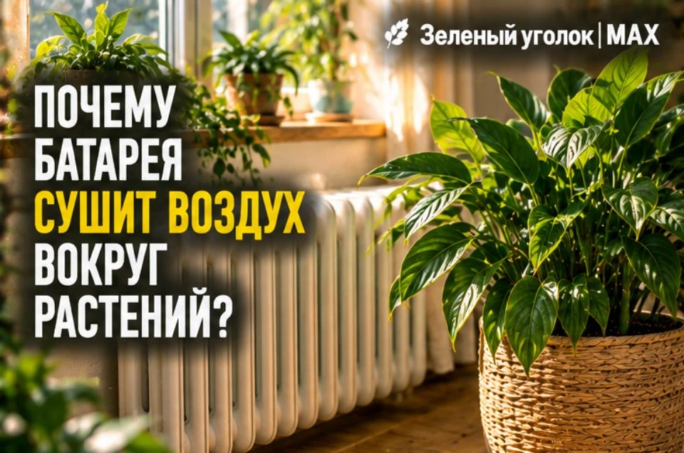 🔥 ПОЧЕМУ БАТАРЕЯ СУШИТ ВОЗДУХ ВОКРУГ РАСТЕНИЙ?