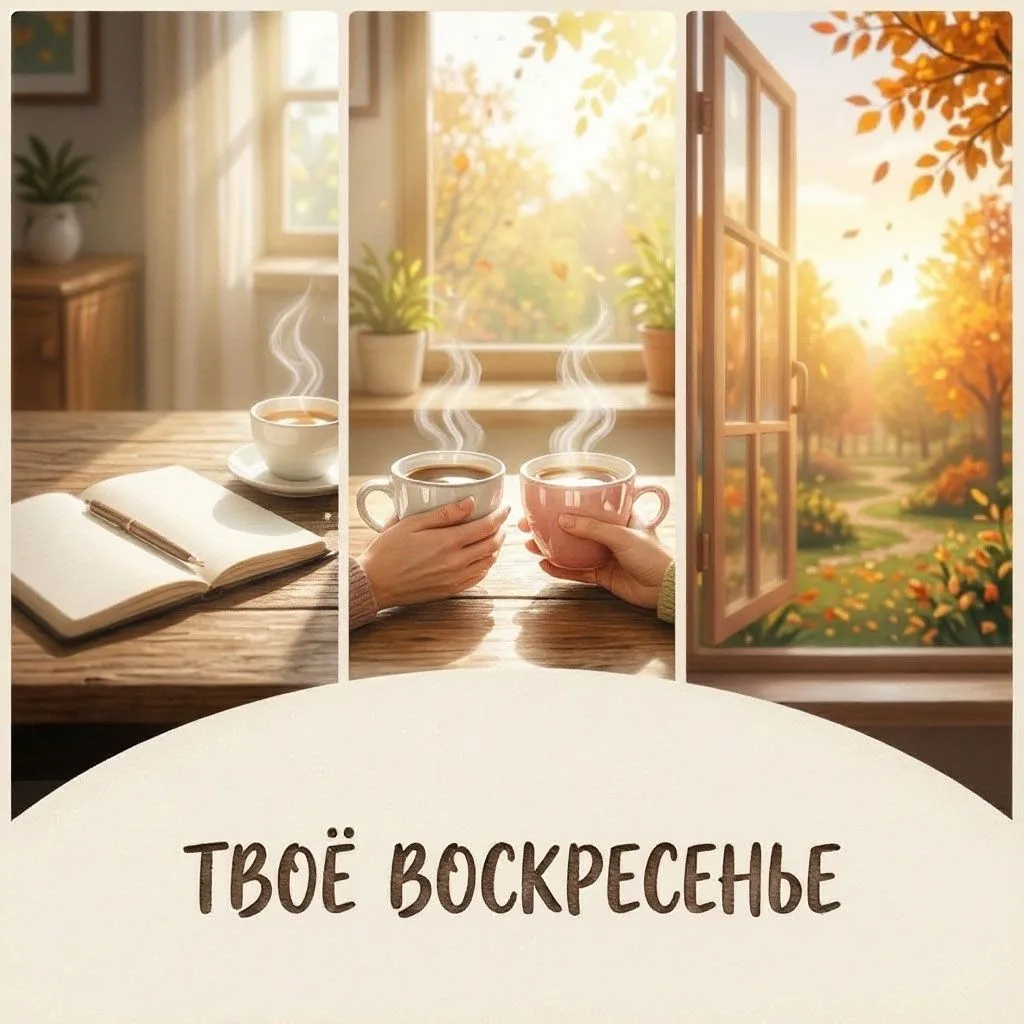 Воскресное настроение: отдых или планы на неделю? 🌿☀️