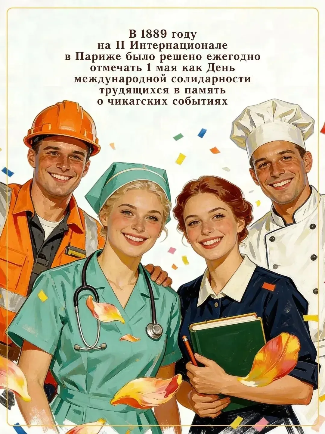 🌿 Сегодня Праздник Весны и Труда ассоциируется с тёплыми днями и выходными, но раньше всё было совсе