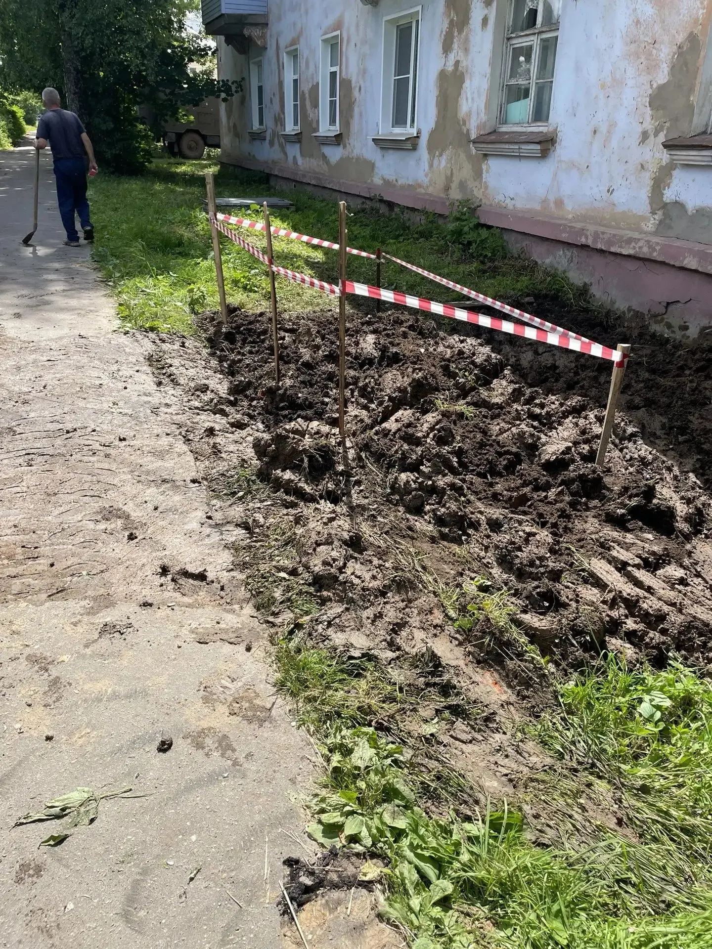 Устранили аварию ул.Богдана Хмельницкого д.42