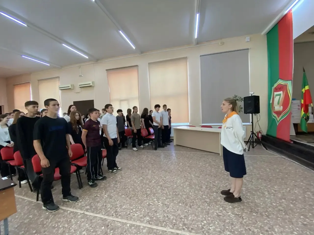 Заключительный понедельник, поднятие флагов и исполнение гимнов ⭐️🇷🇺