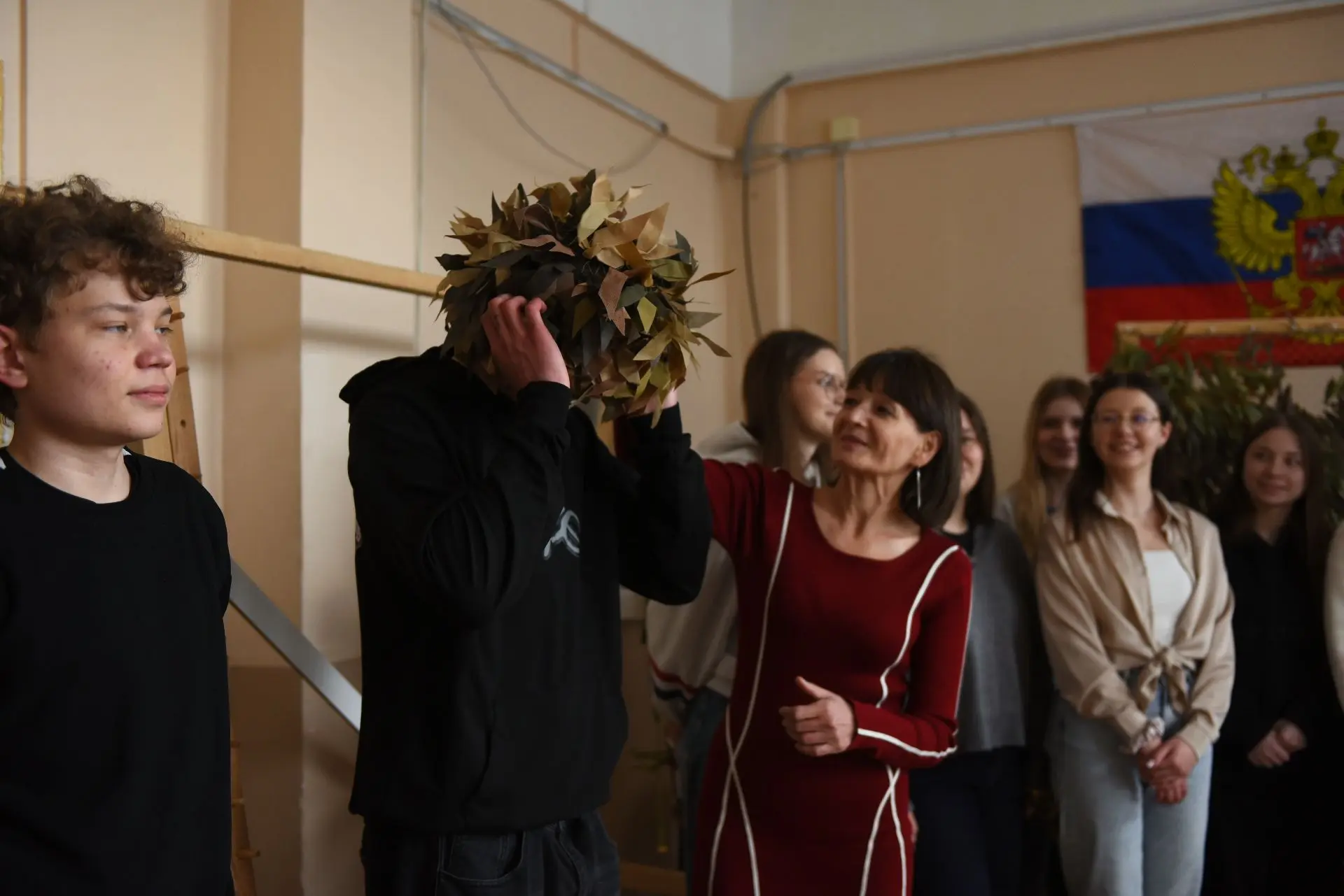 Воспитание патриотизма: учащиеся ГБОУ СОШ №1 "ОЦ" п.г.т. Стройкерамика приняли участие в «Уроке муже