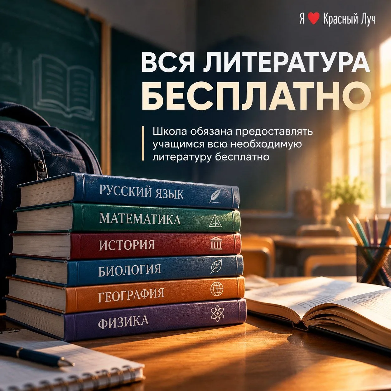 📚Роскачество: школа обязана предоставлять учащимся всю необходимую литературу бесплатно