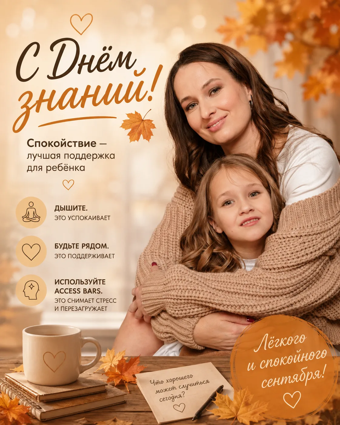 С Днём знаний! 🍁 И маленький чек-лист спокойствия для всех.