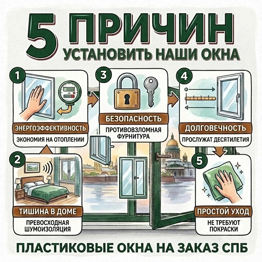 🏠 5 причин установить пластиковые окна прямо сейчас!