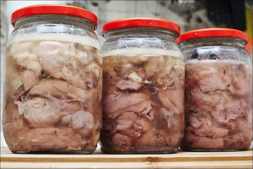 ДОМАШНЯЯ ТУШЕНКА ИЗ КУРИЦЫ