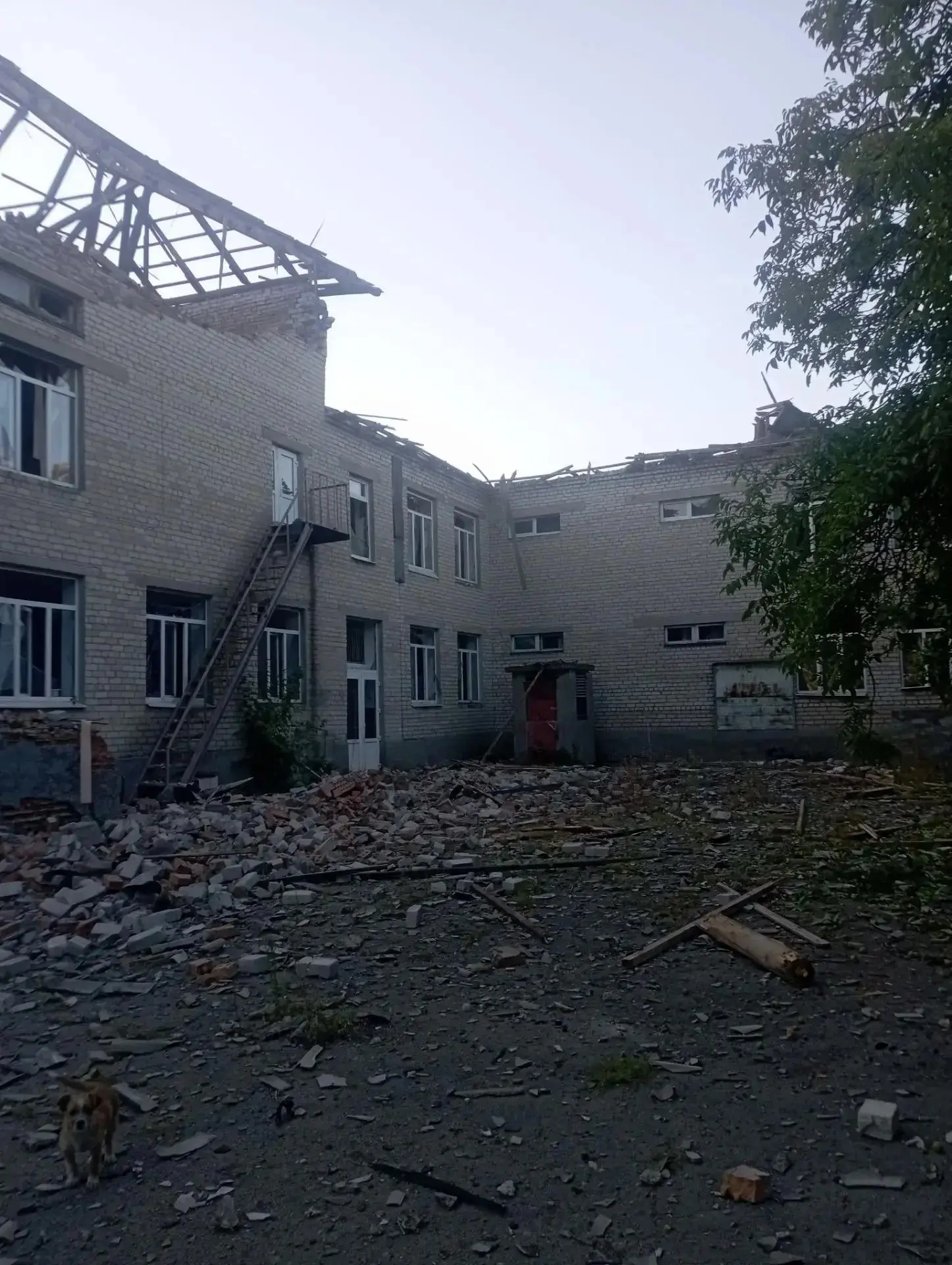 ❗️Школа в селе Скельки Васильевского МО попала под массированную атаку БпЛА ВСУ