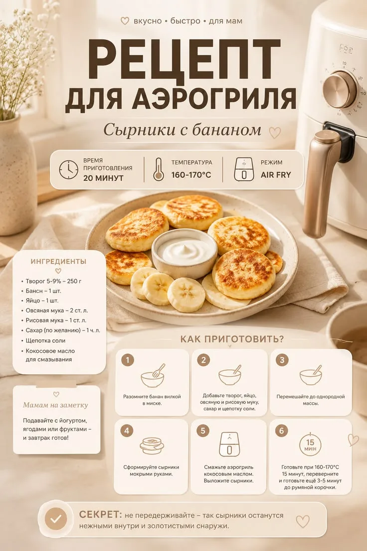 Вот ещё рецепты из творога. Сохраняйте 😉