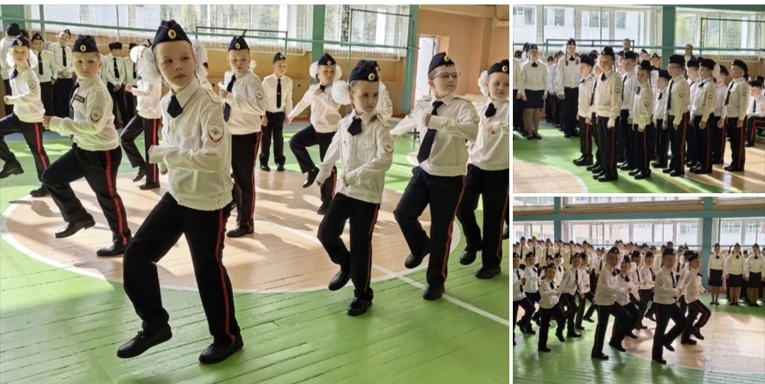 1-сентябрьские мгновения с праздничной  кадетской линейки в школе 18.