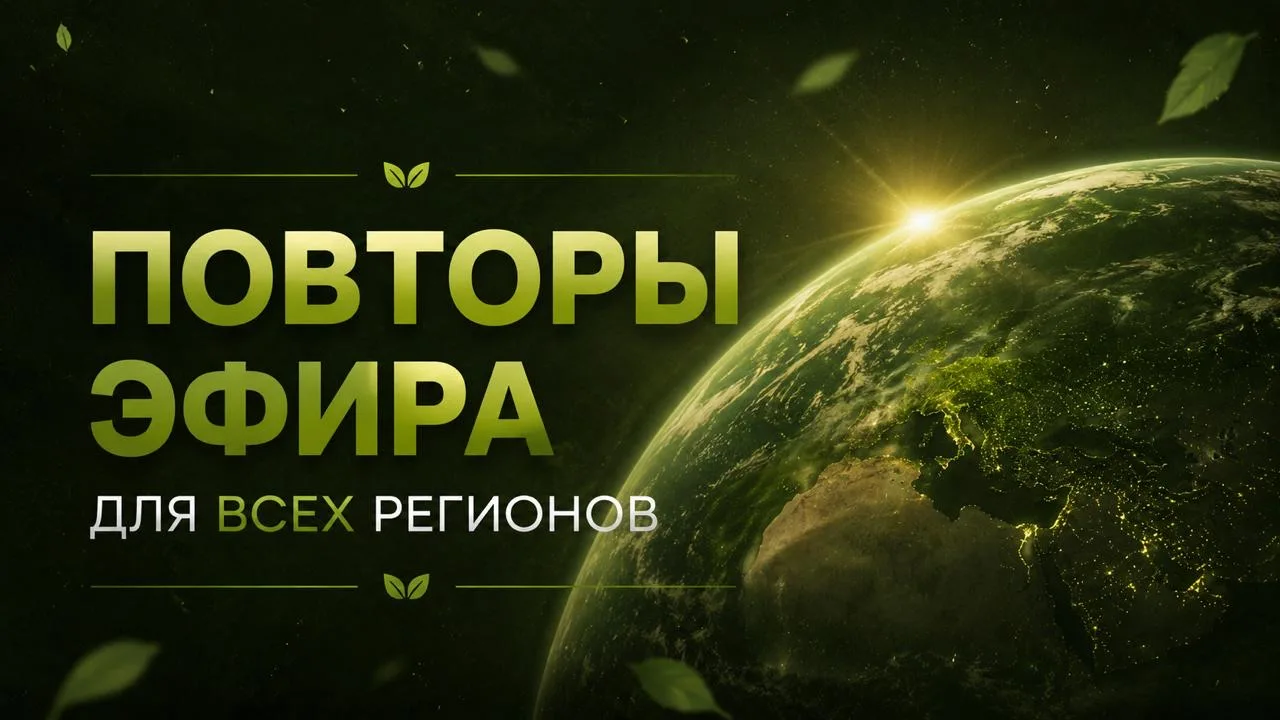 Повторы эфира для всех регионов 🌍 

У всех разное время и разная занятость. И если не смогли присут