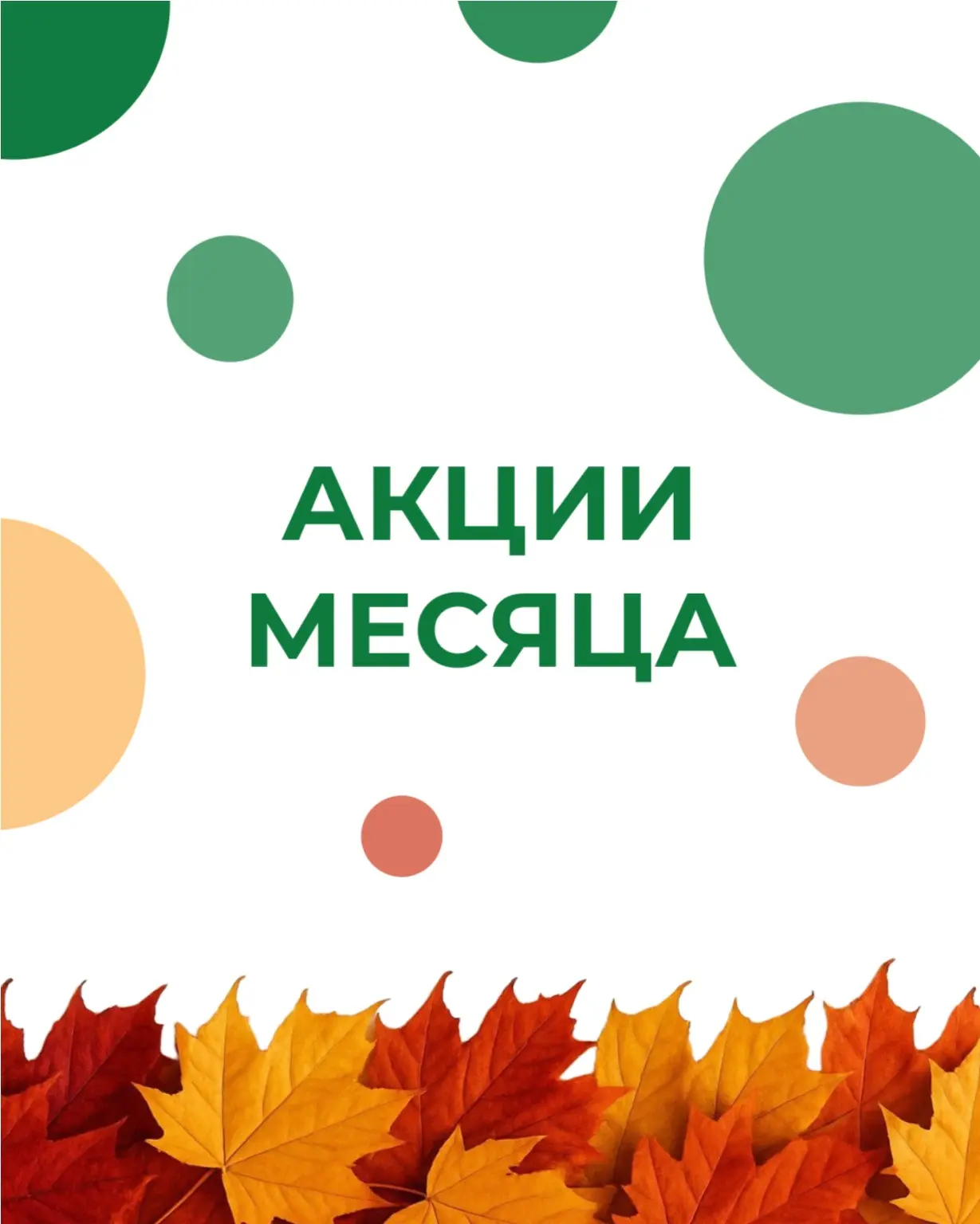 АКЦИИ СЕНТЯБРЯ