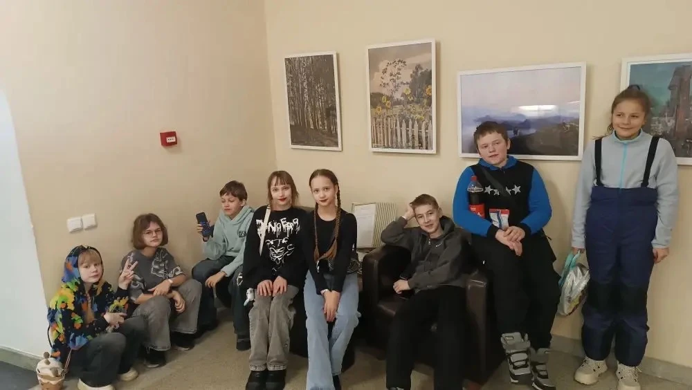 Сегодня 5а класс школы №57 посетили Художественный музей, игровую программу "Масленица"🥞 В программе