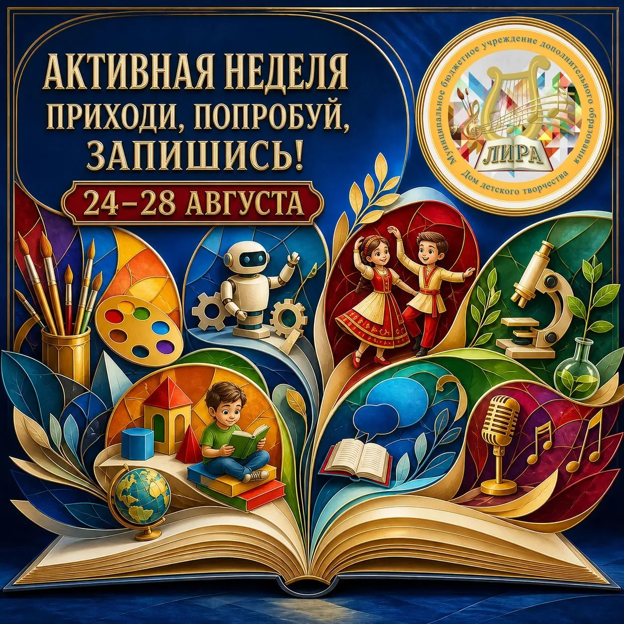 🎨🤖💃 Активная неделя «Приходи, попробуй, запишись!»