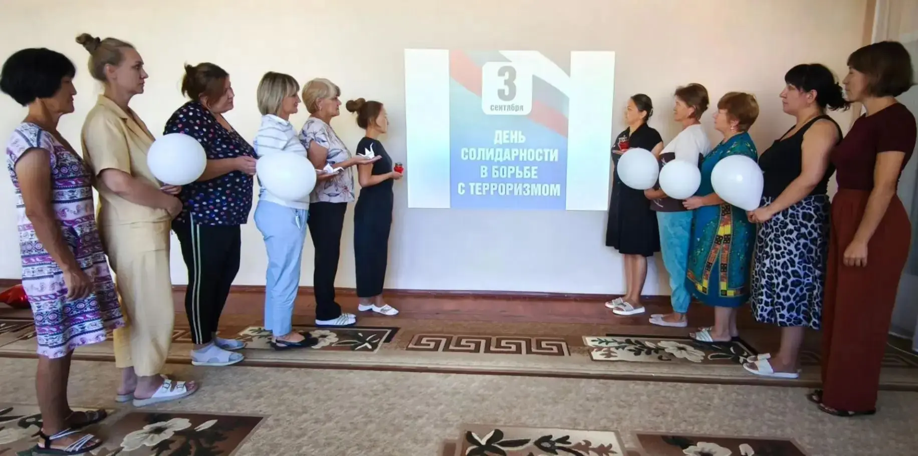 Сегодня в с/п №4  "Солнышко" прошли мероприятия, посвященные Дню солидарности в борьбе ...