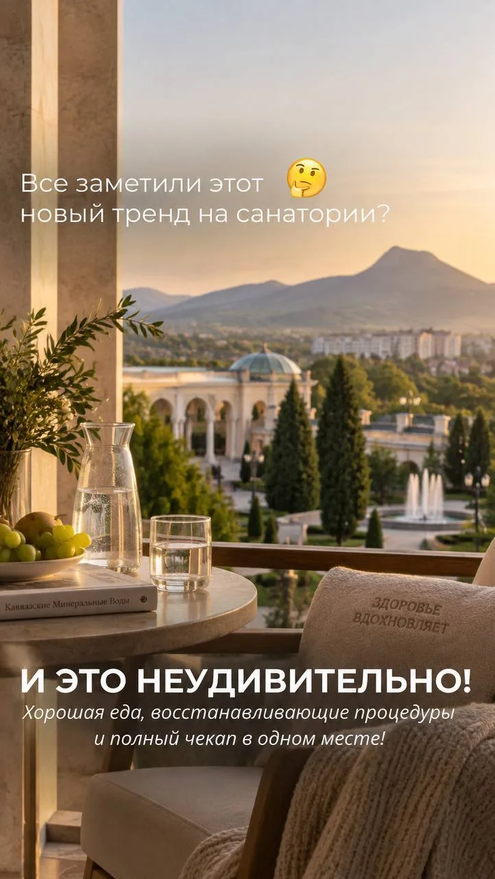 Одни из лучших санаториев в Минеральных водах! 🌿