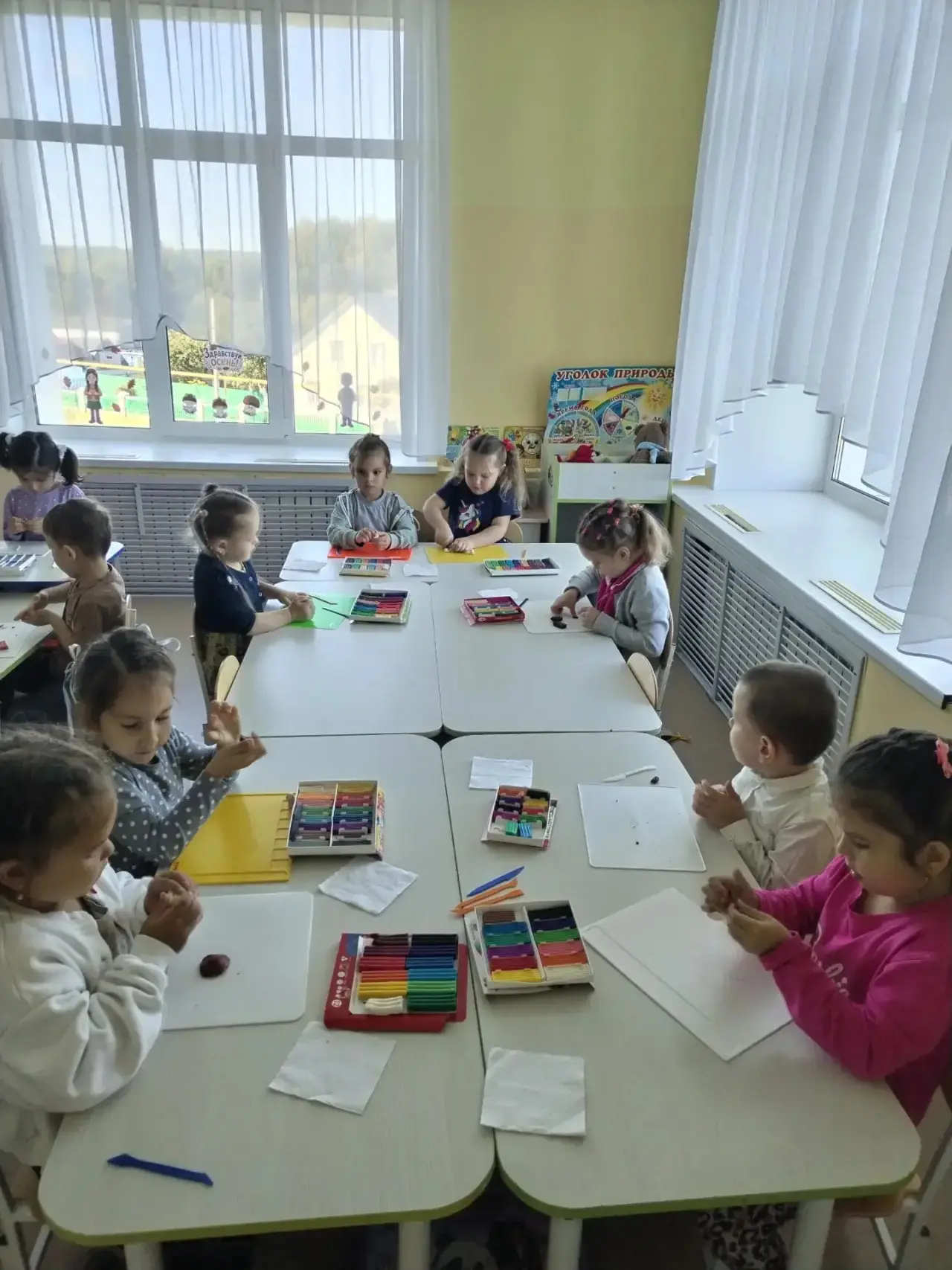 🍄 Наши юные мастера сегодня отправились в волшебный лес — и не с пустыми руками, а с п...