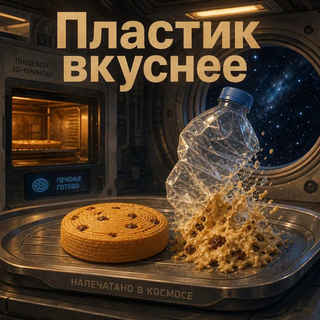 В NASA напечатали печенье из пластиковых бутылок