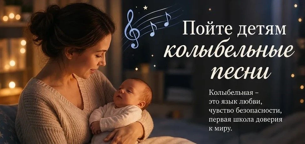 Пойте детям колыбельные песни!