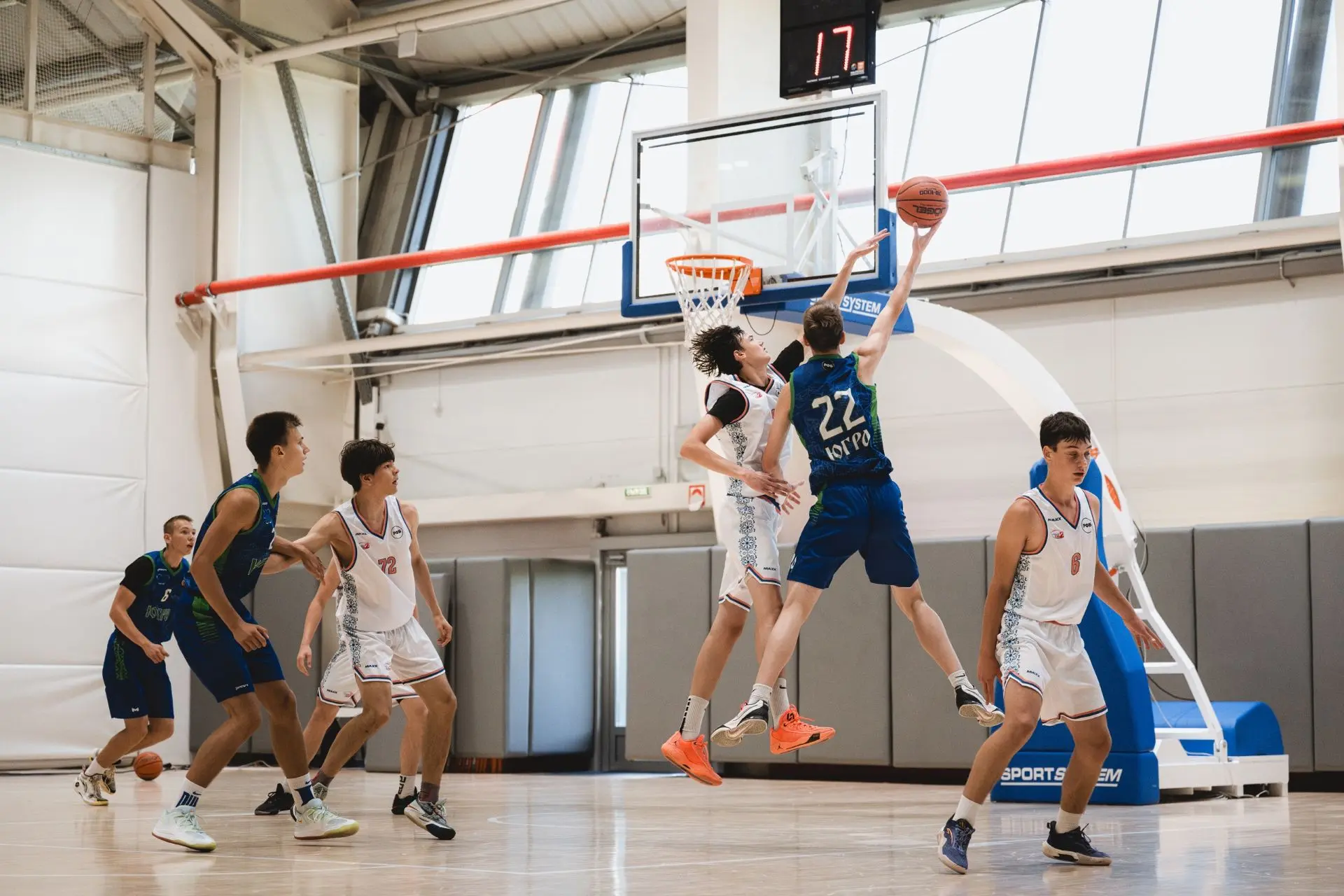 Какое попадание! Мяч в кольце 🌟🏀