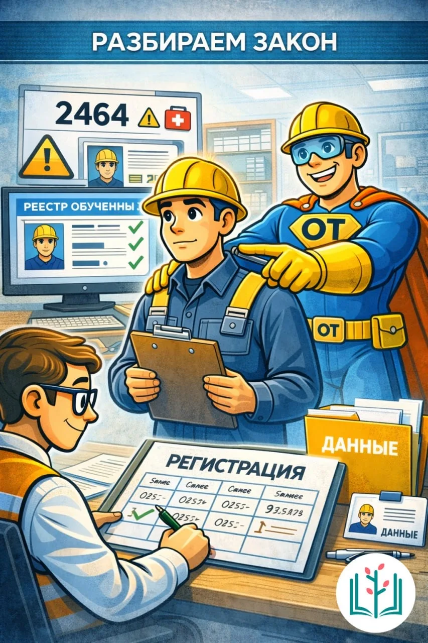 📌 Требования № 2464: программы обучения и реестр обученных лиц