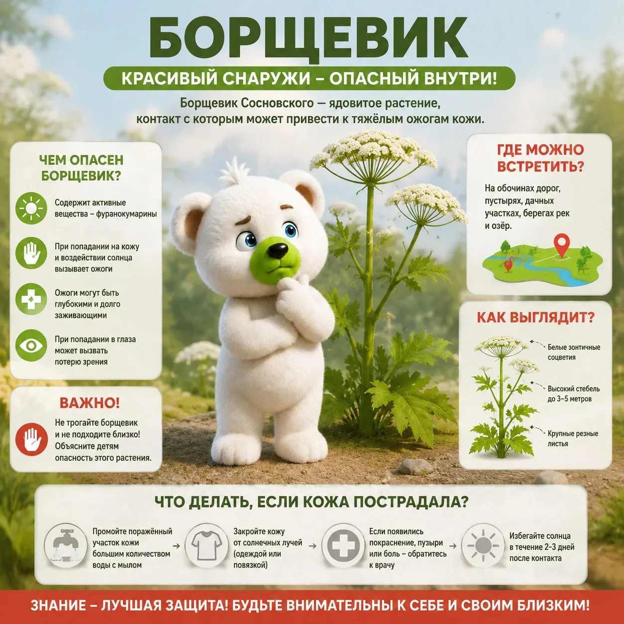 Лето — прекрасное время для прогулок на природе, но именно сейчас, в разгар лета, начинается период 