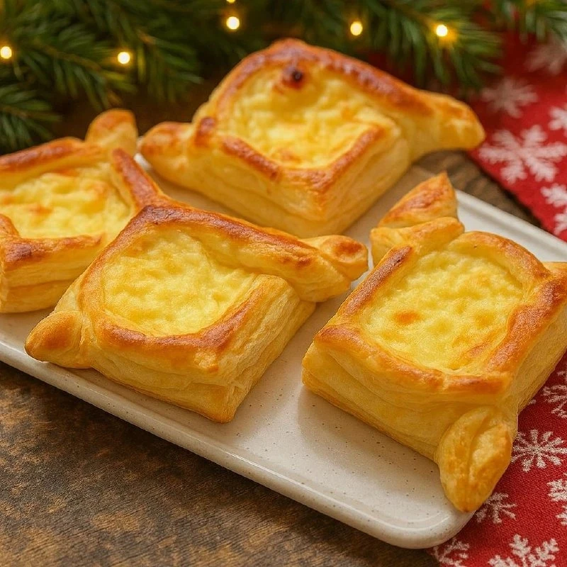 🥐 Слойки с творожной начинкой
