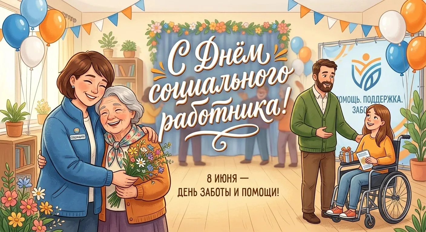 Уважаемые работники и ветераны социальной службы нашего района!  

От всей души поздравляю вас с про