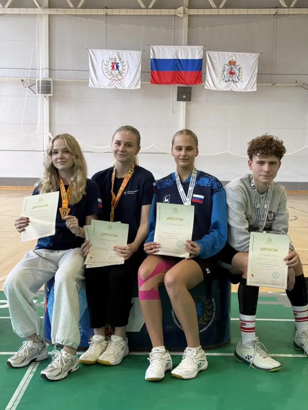 Всероссийские соревнования по бадминтону🏆