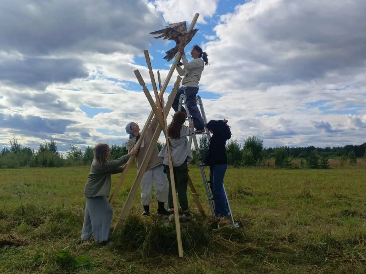 🍃🪶Наши «Ласточки» пролетели над Каргополем.