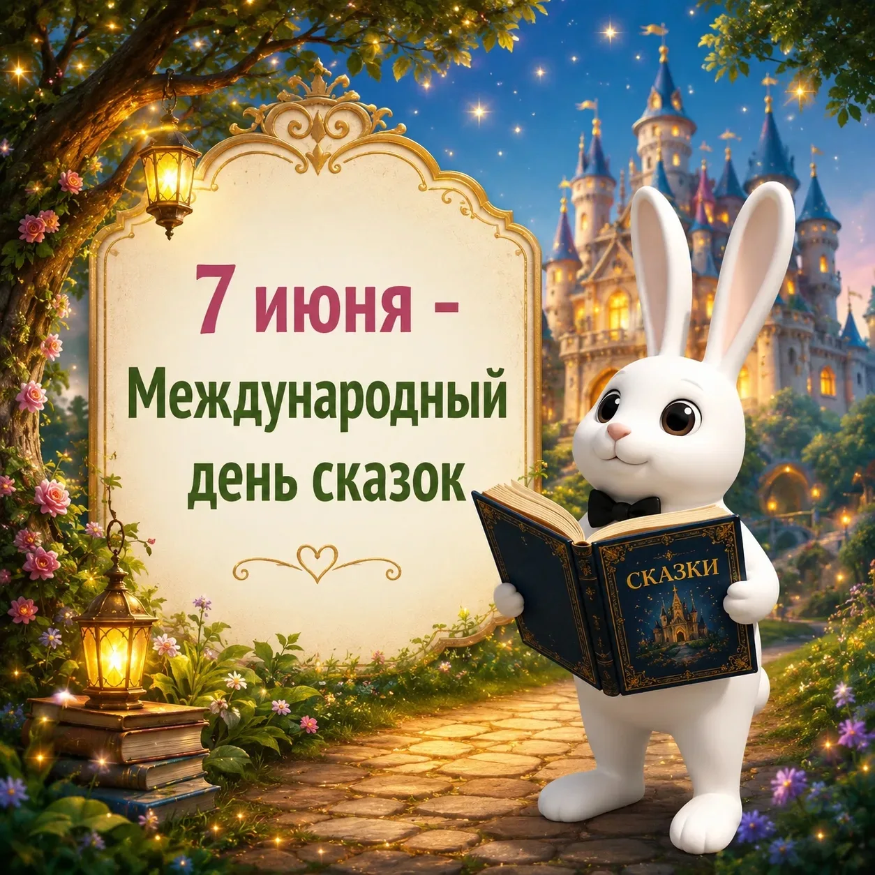 7 июня — Международный день сказок! 📚✨

Друзья, сегодня волшебный день! 7 июня во всём мире отмечаю