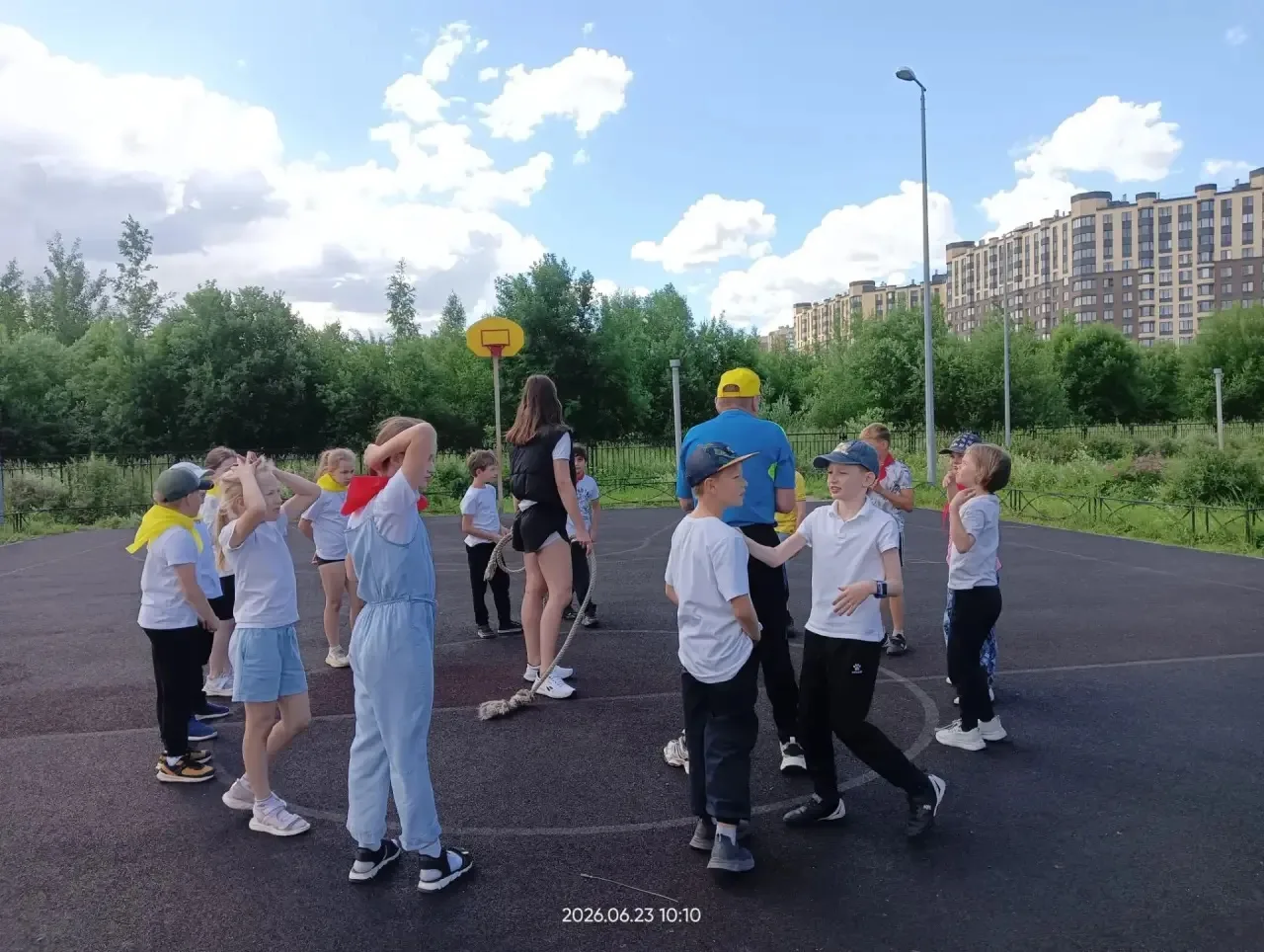В ГОЛ «Улыбка» у ребят очень насыщенный график, в котором спортивные мероприятия и физическое воспит