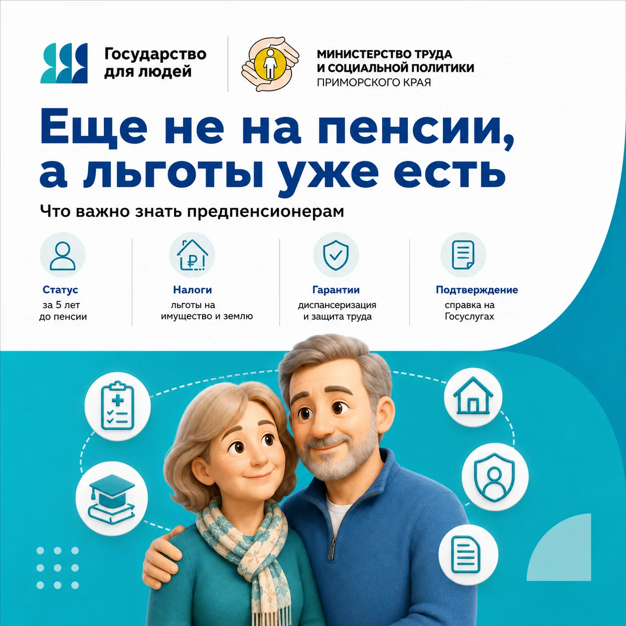 👓 Еще не на пенсии, а льготы уже есть

До выхода на пенсию по старости уже можно использовать преду