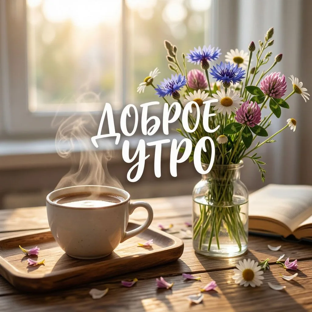 Доброе утро! Пусть всё сегодня удаётся!☀