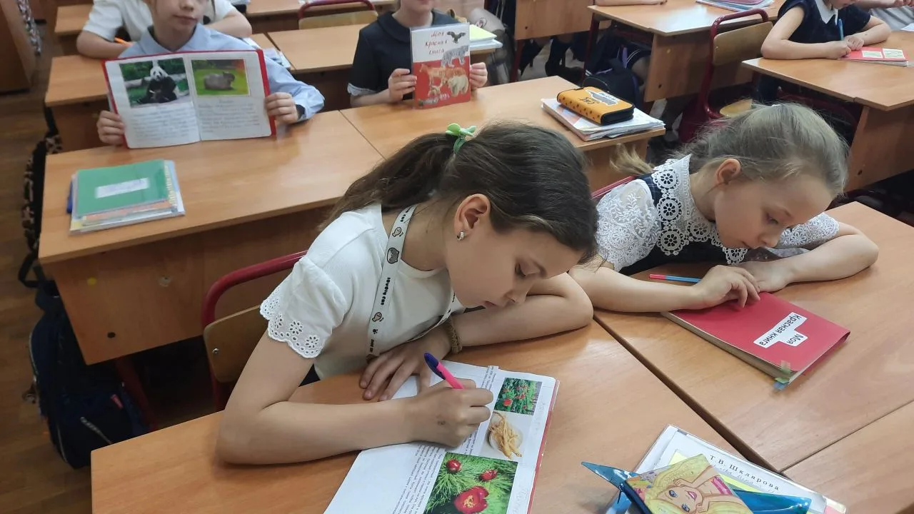#КлассныйПроект 
🌿Ученики 2 «М» класса вместе с учителем Блохиной Любовью Михайловной продолжают ра